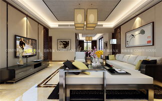 中海天悦府装修效果图 家居布艺的温馨演绎