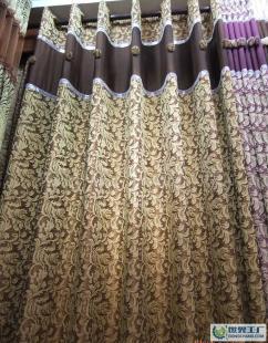 依梦缘凤凰构图提花色织染色窗帘布艺 打造典雅家居的艺术之选