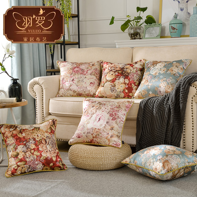 羽罗欧式沙发大抱枕靠垫套 打造家居与办公空间的布艺点睛之笔